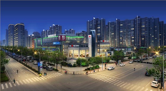 錦業路與丈八三路交匯口&mdash;綠地國際俱樂部